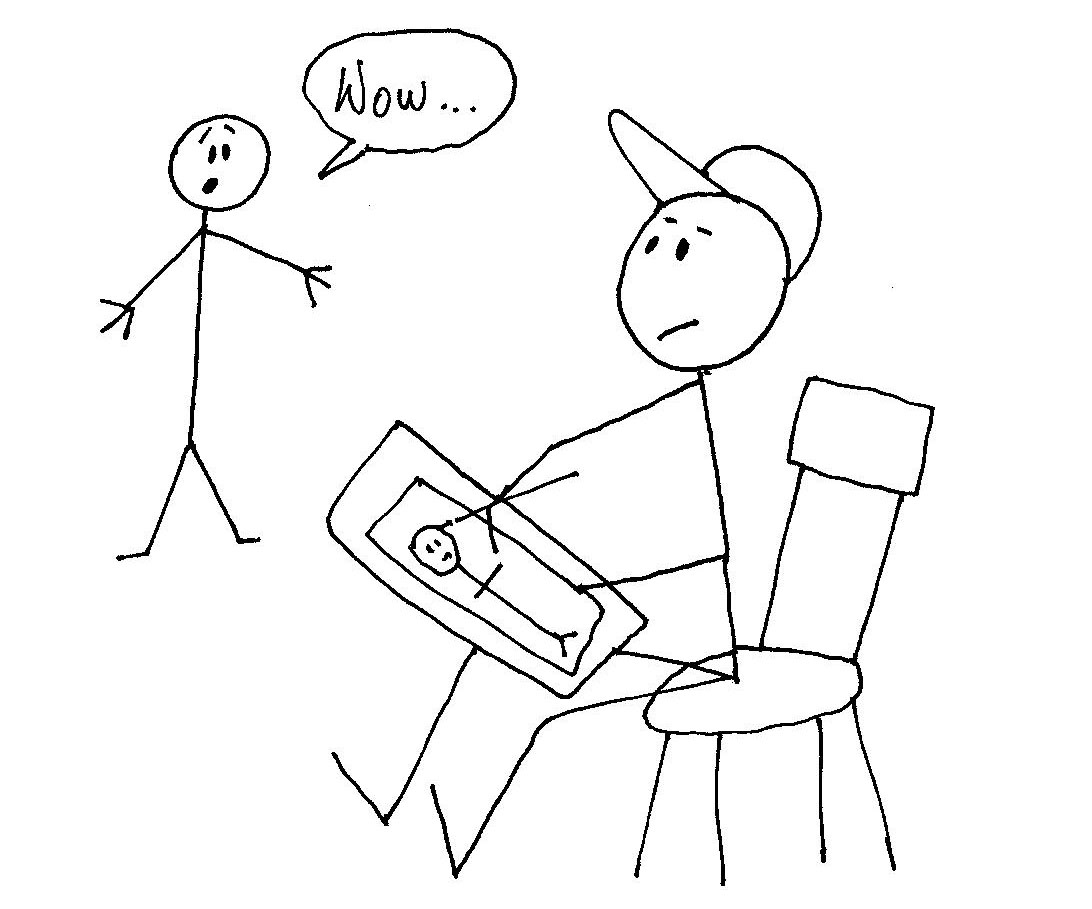 Say It With Stick Figures: Your Crude Drawings Are More Effective